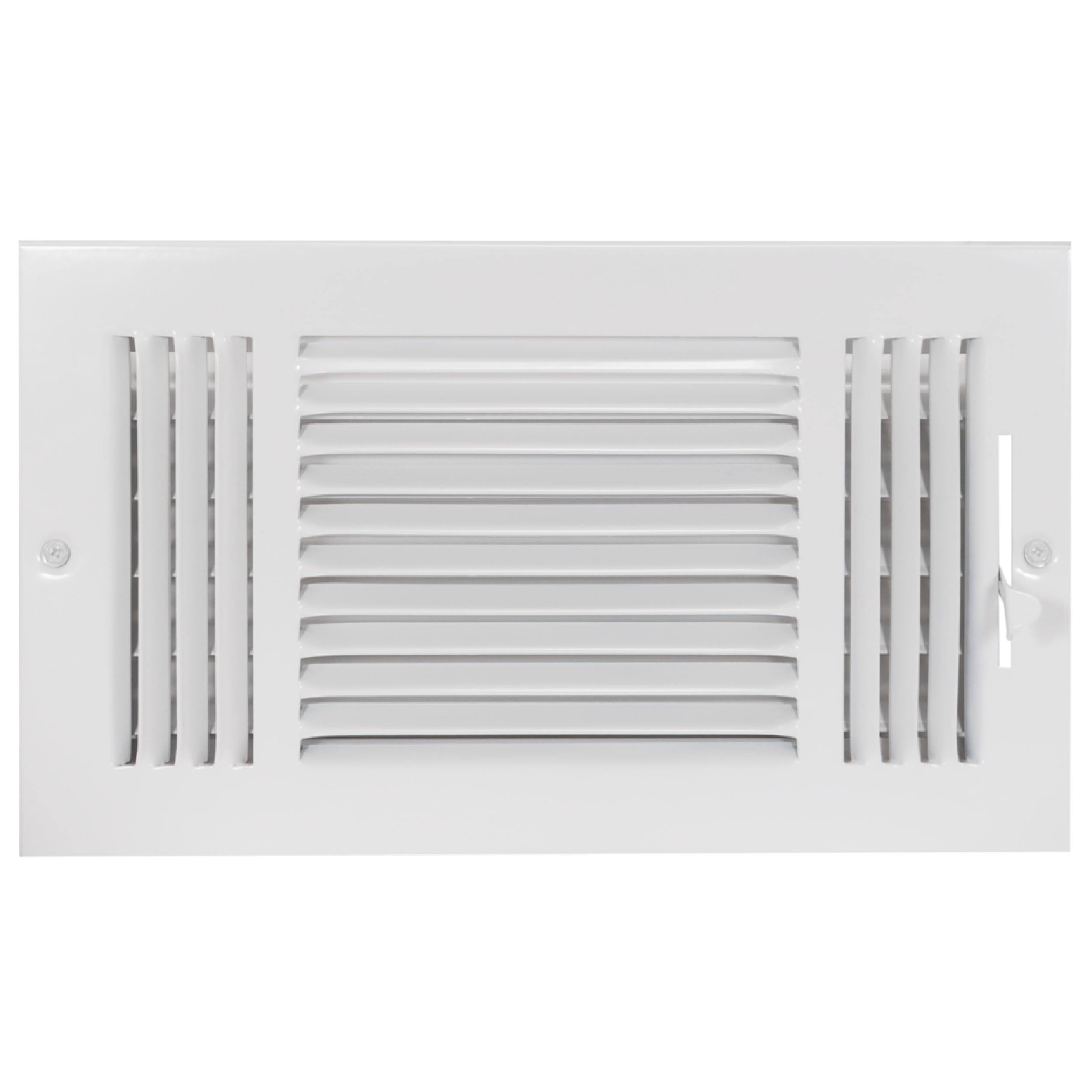 Ez-flo 61615 Three-Way Sidewall/Ceiling Register