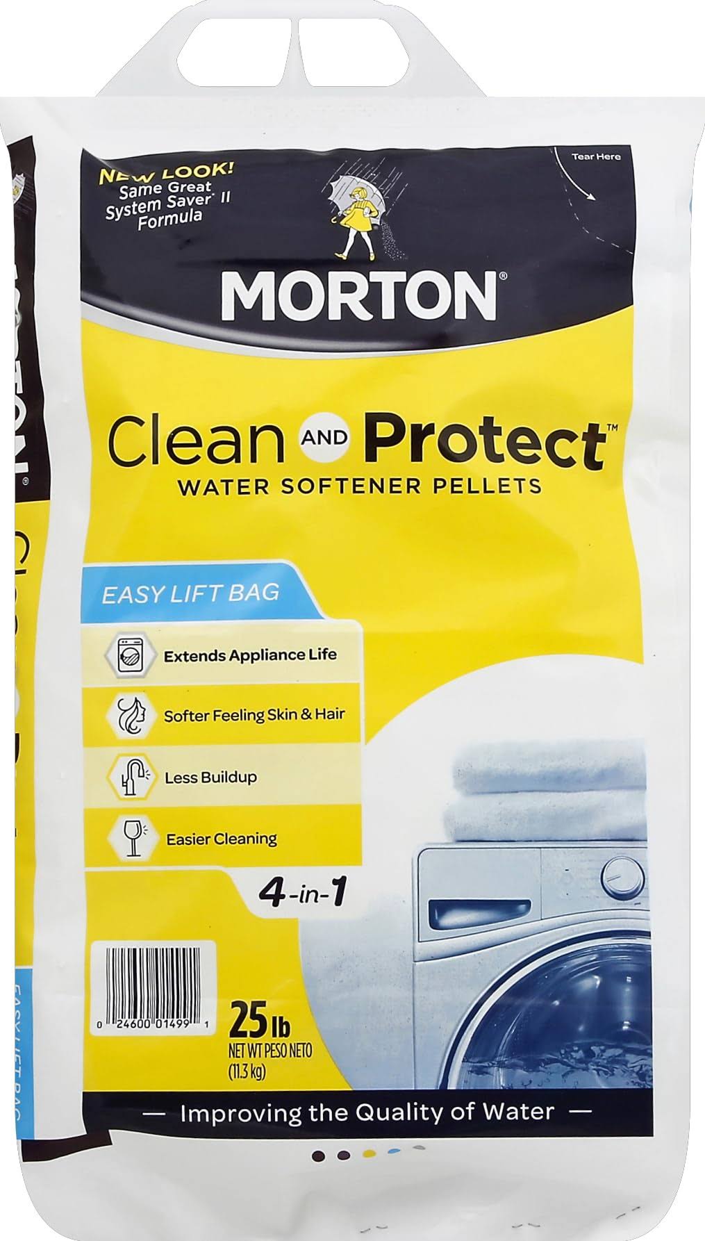 Morton Clean and Protect Water Softener Pellets- 25 lb
