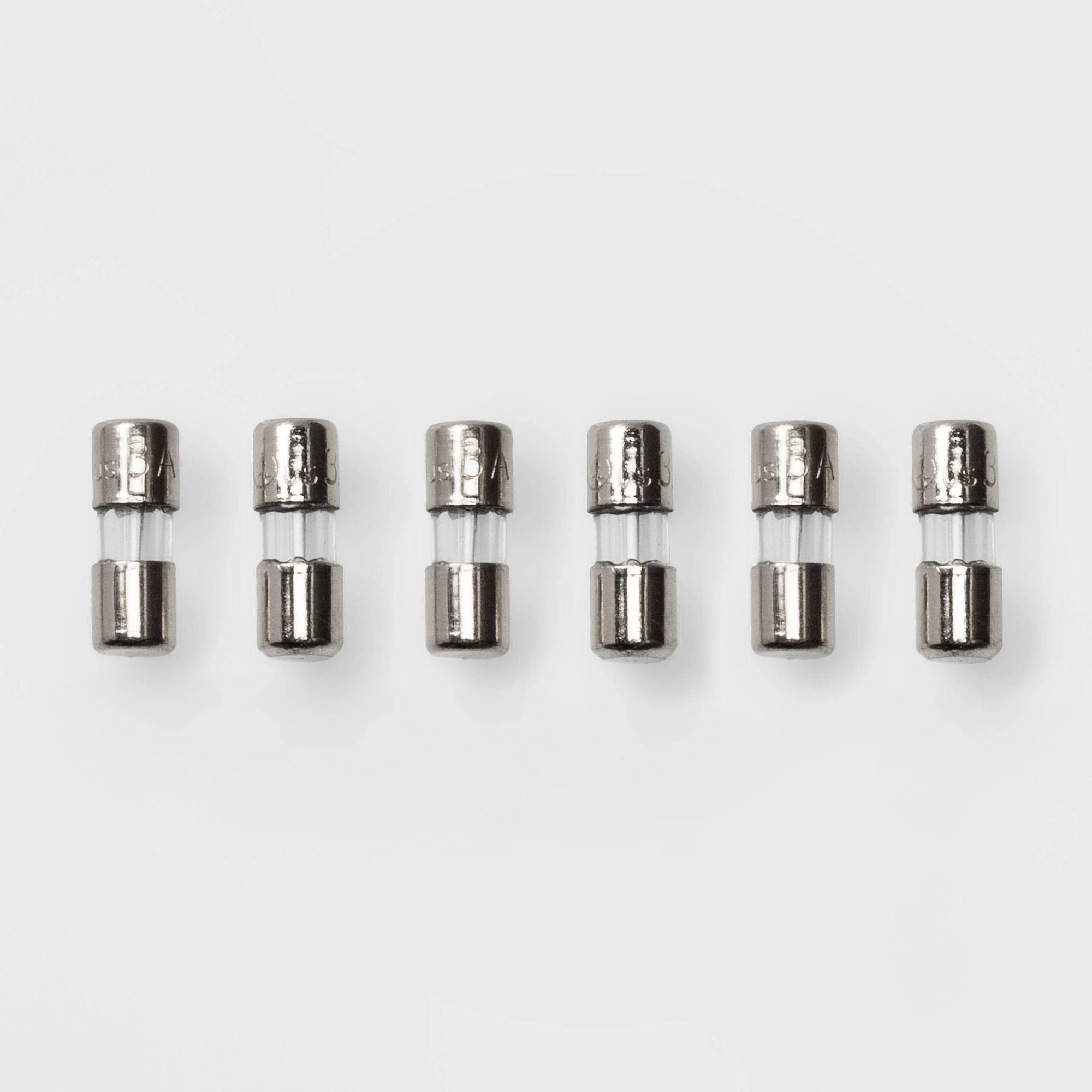 6 Pk Wondershop Replacement Fuses 3 Amp 120 Volts Mini Christmas Light Bulbs