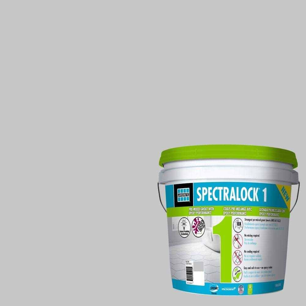 Laticrete SpectraLOCK 1 Pre-Mixed Grout- 1 Gallon- Smoke Grey