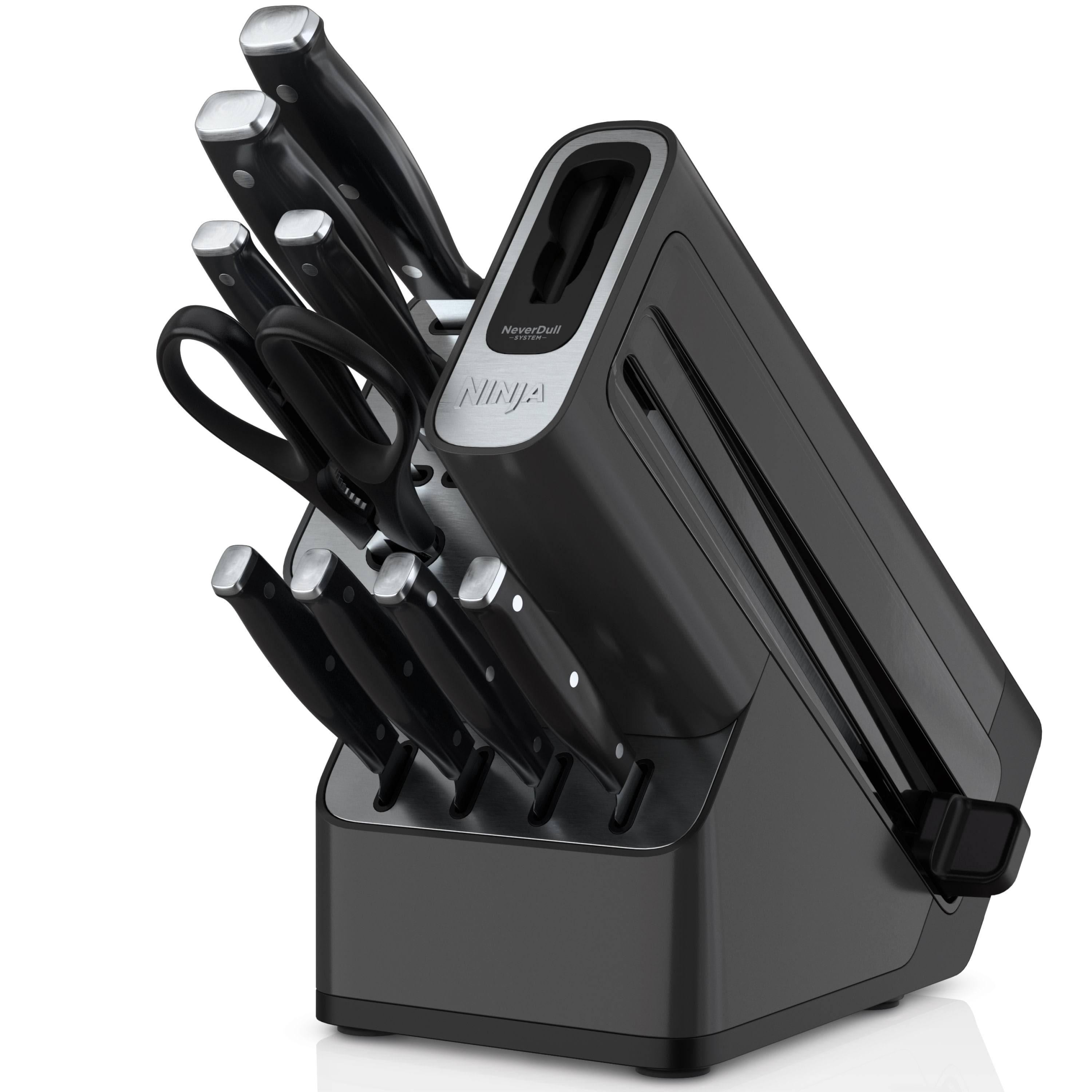 Ninja K12010 Foodi NeverDull 10-Piece Essential Knife System with Sharpener