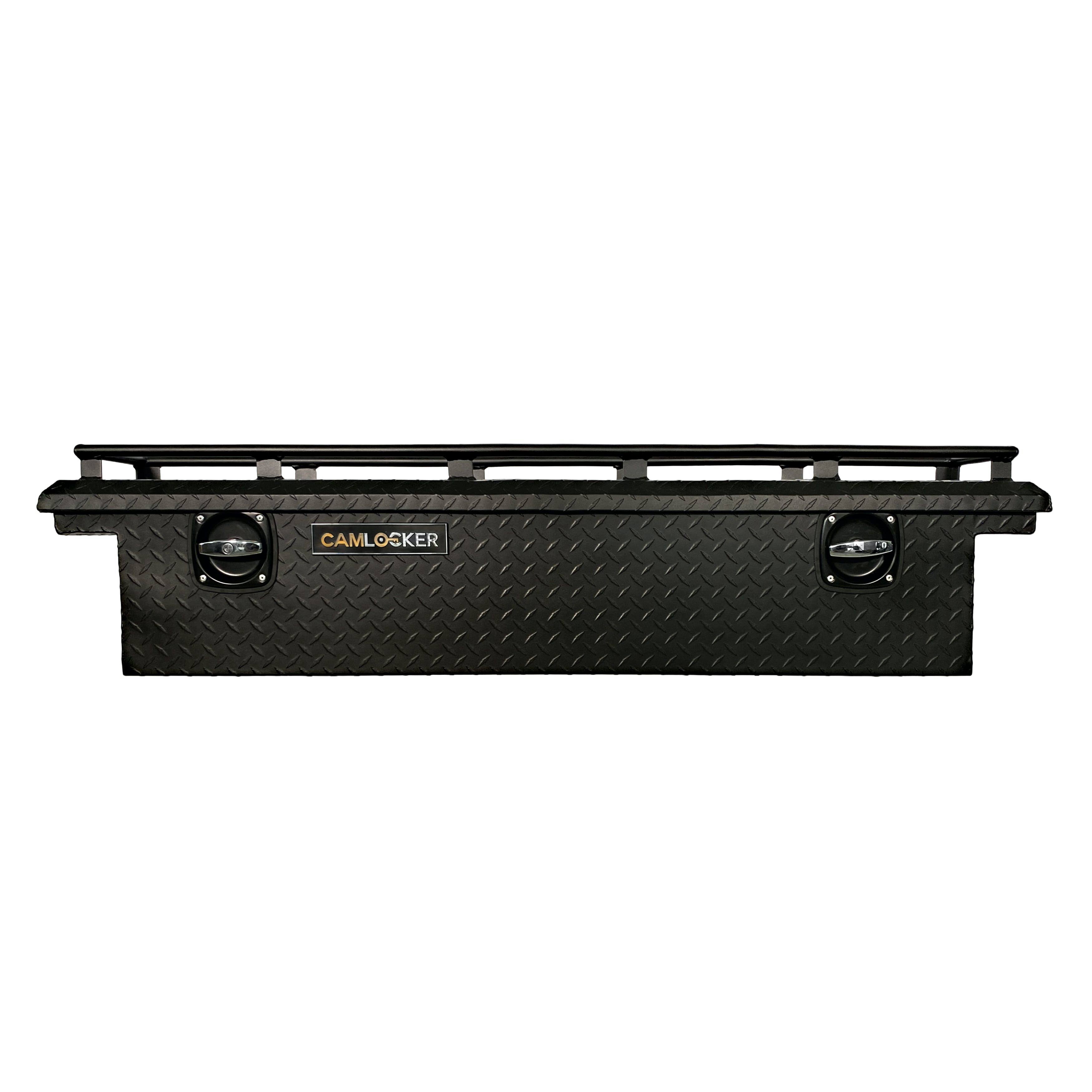 CamLocker SXSLPRLMB UTV Crossover Tool Box- Low Profile- with Rail- Matte Black