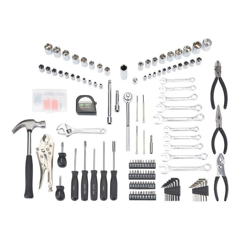 Pittsburgh Tool Set with Case, 130 Piece