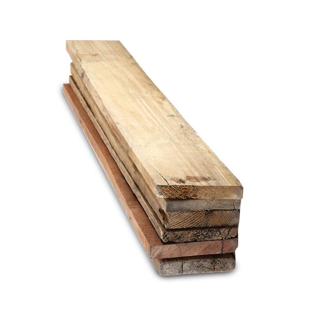 Handprint 1 in. x 4 in. x 2 ft. Reclaimed Pallet Boards 6-Pack