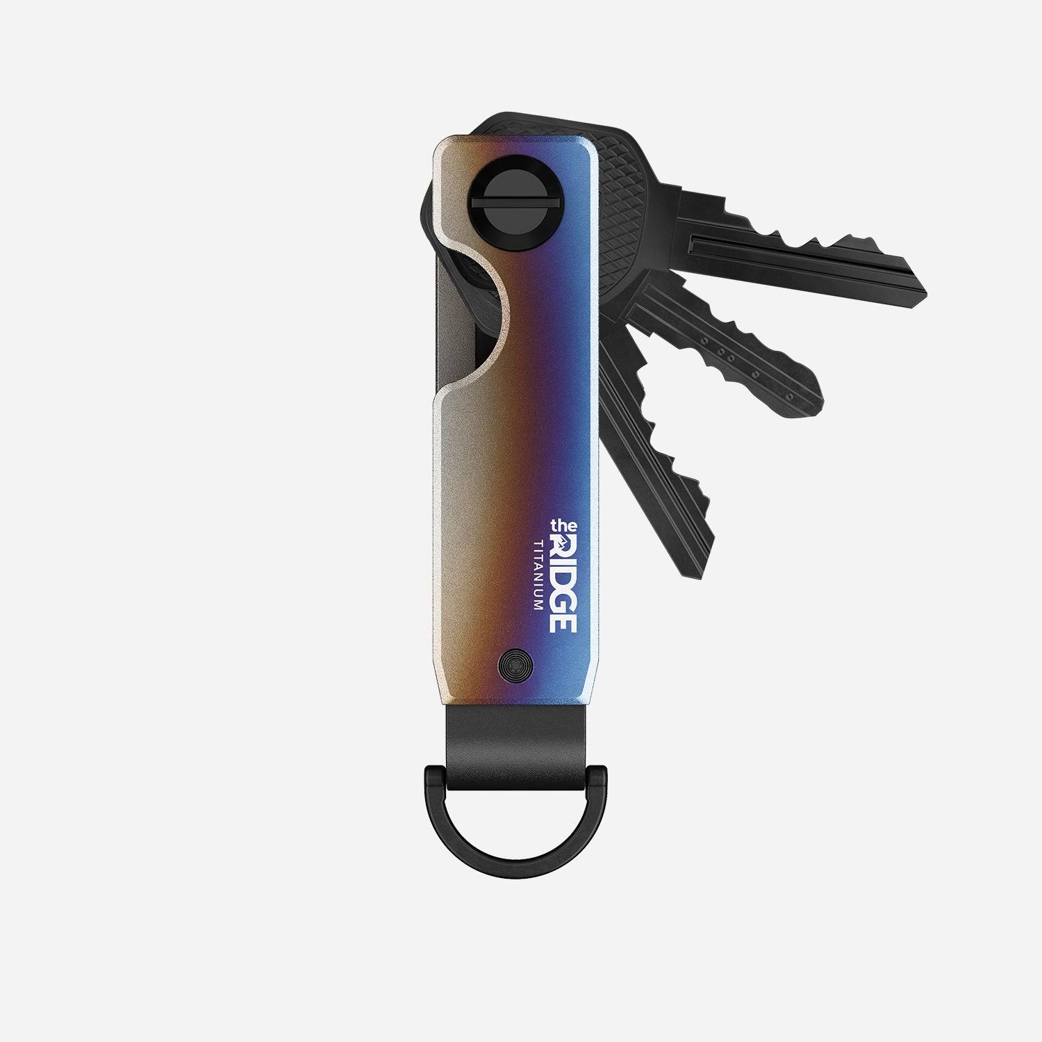 The Ridge Keycase in Burnt Titanium Finish