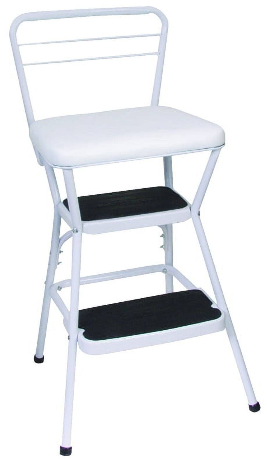 Cosco Chair/Step Stool, White