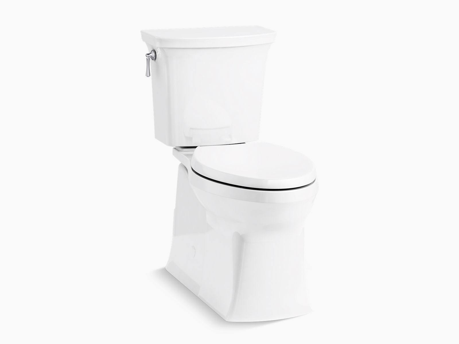 Kohler K-5709-0 Corbelle Comfort Height Elongated 1.28 GPF Toilet with ContinuousClean White- 2 Piece
