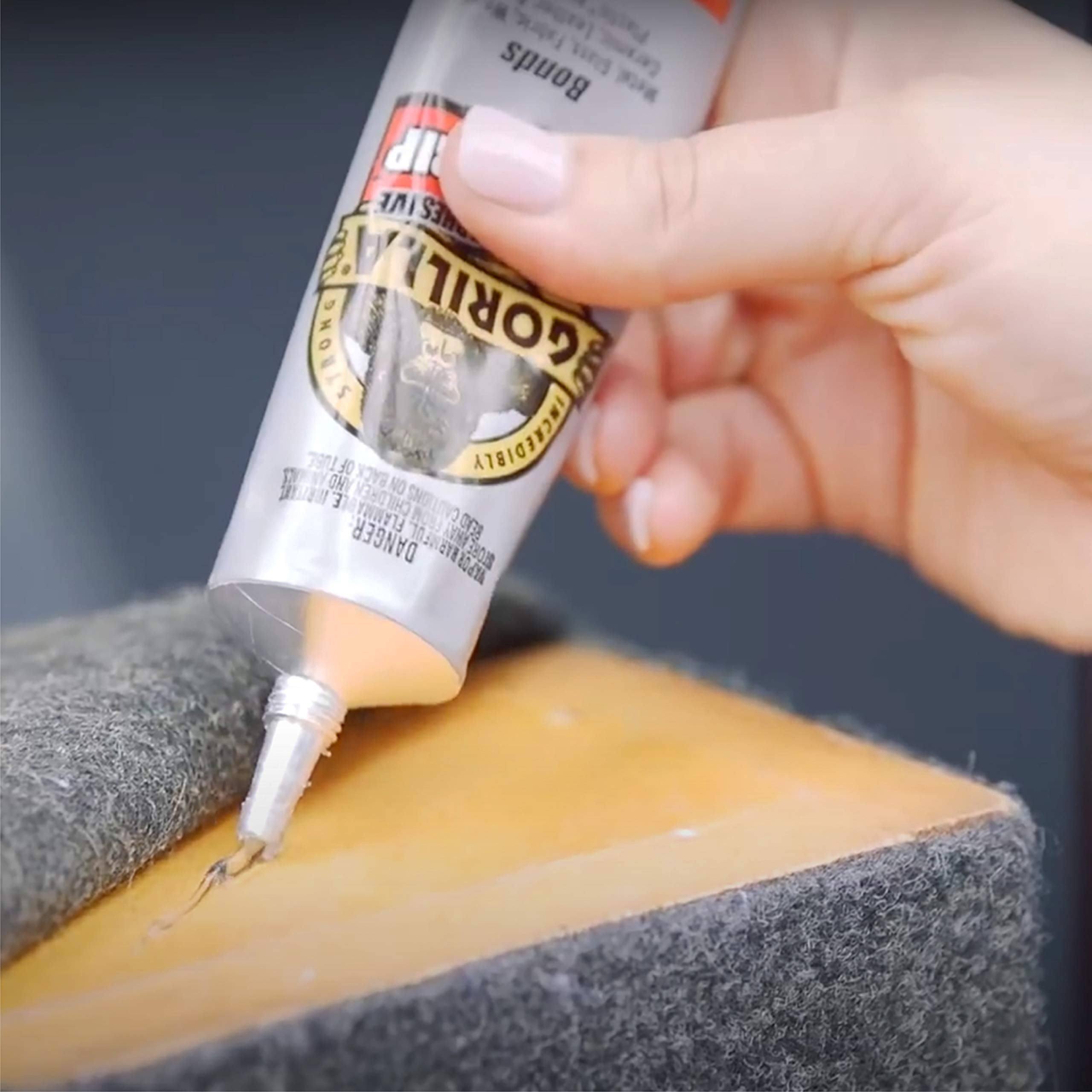 Gorilla 8040001 Clear Grip Contact Adhesive, 3 oz, Clear (2 Pack)