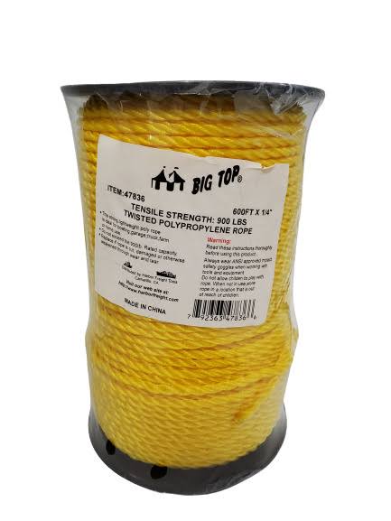 HAUL-MASTER 1/4 in. x 600 ft. Polypropylene Rope