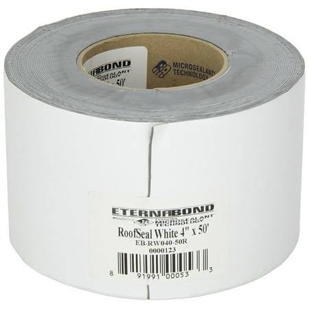 4 inch White Eternabond Roof Leak Repair Tape Patch Seal Size 25