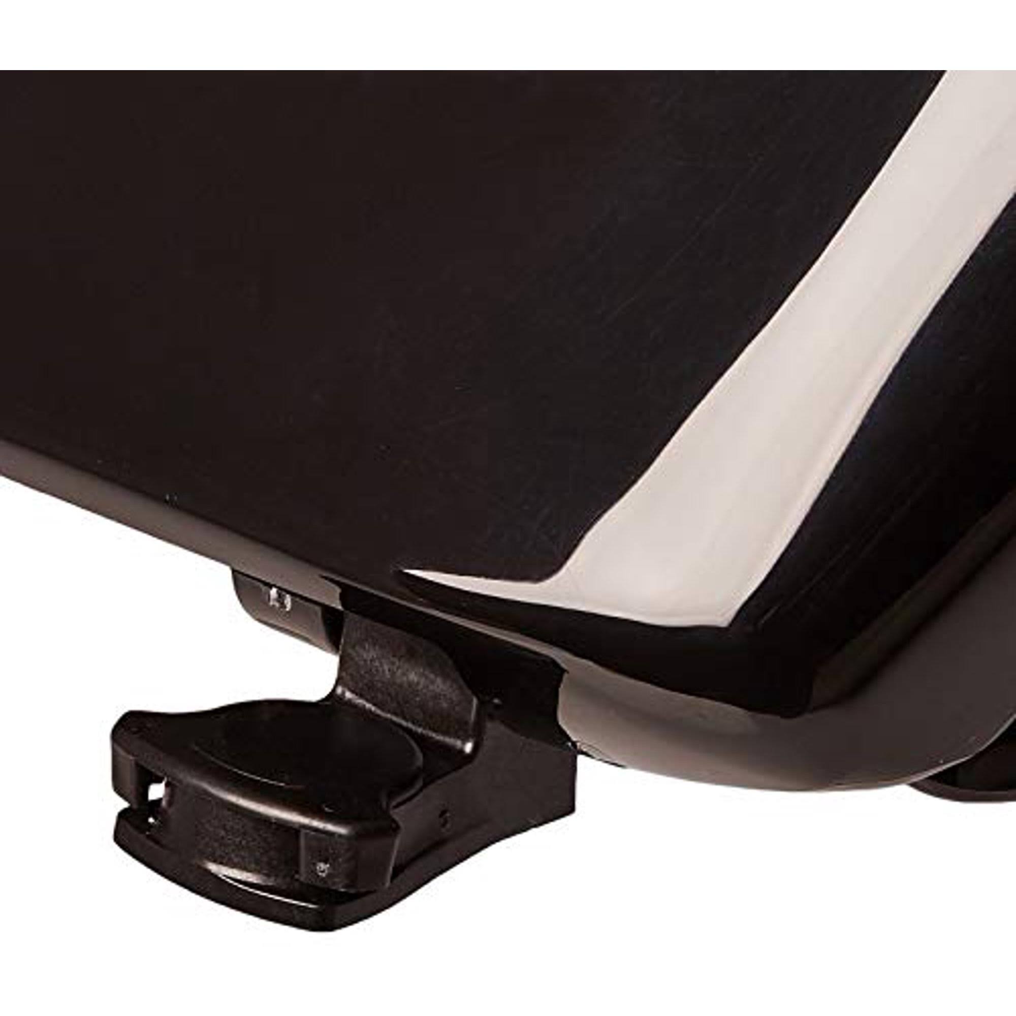 Bemis 1200slowt 047 Elongated Closed Front Toilet Seat, Black