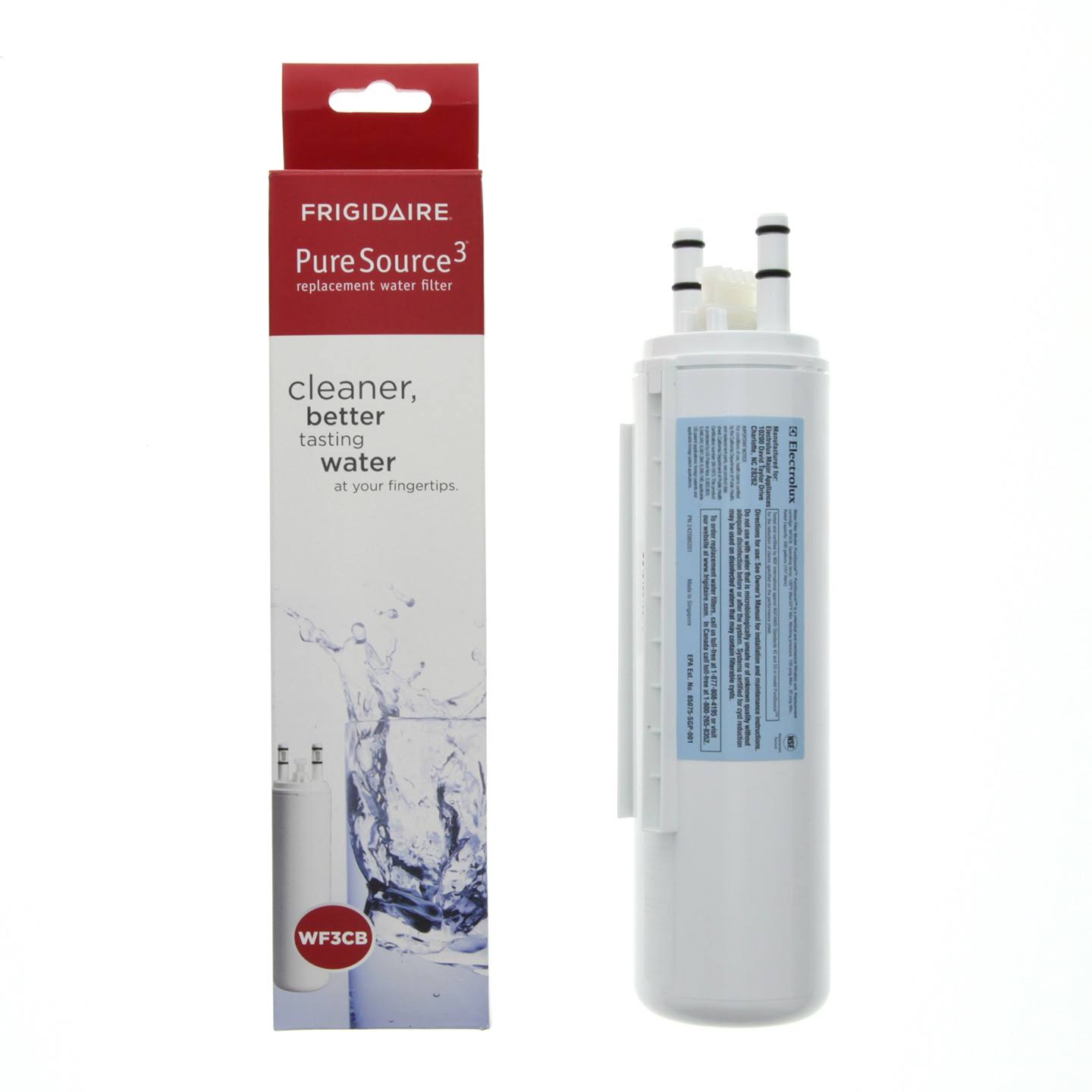 Frigidaire PureSource 3 WF3CB- Refrigerator water filter 1 pack