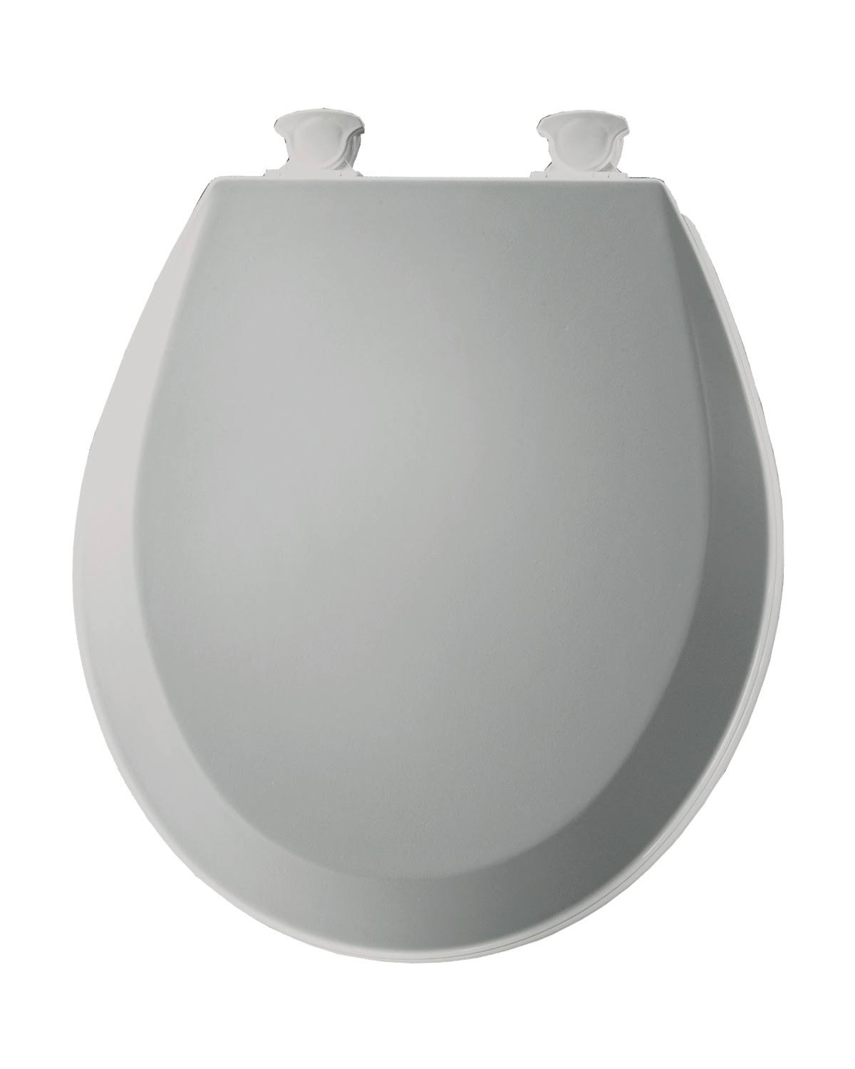 Bemis 500EC 062 Wood Round Toilet Seat Finish: Ice Grey