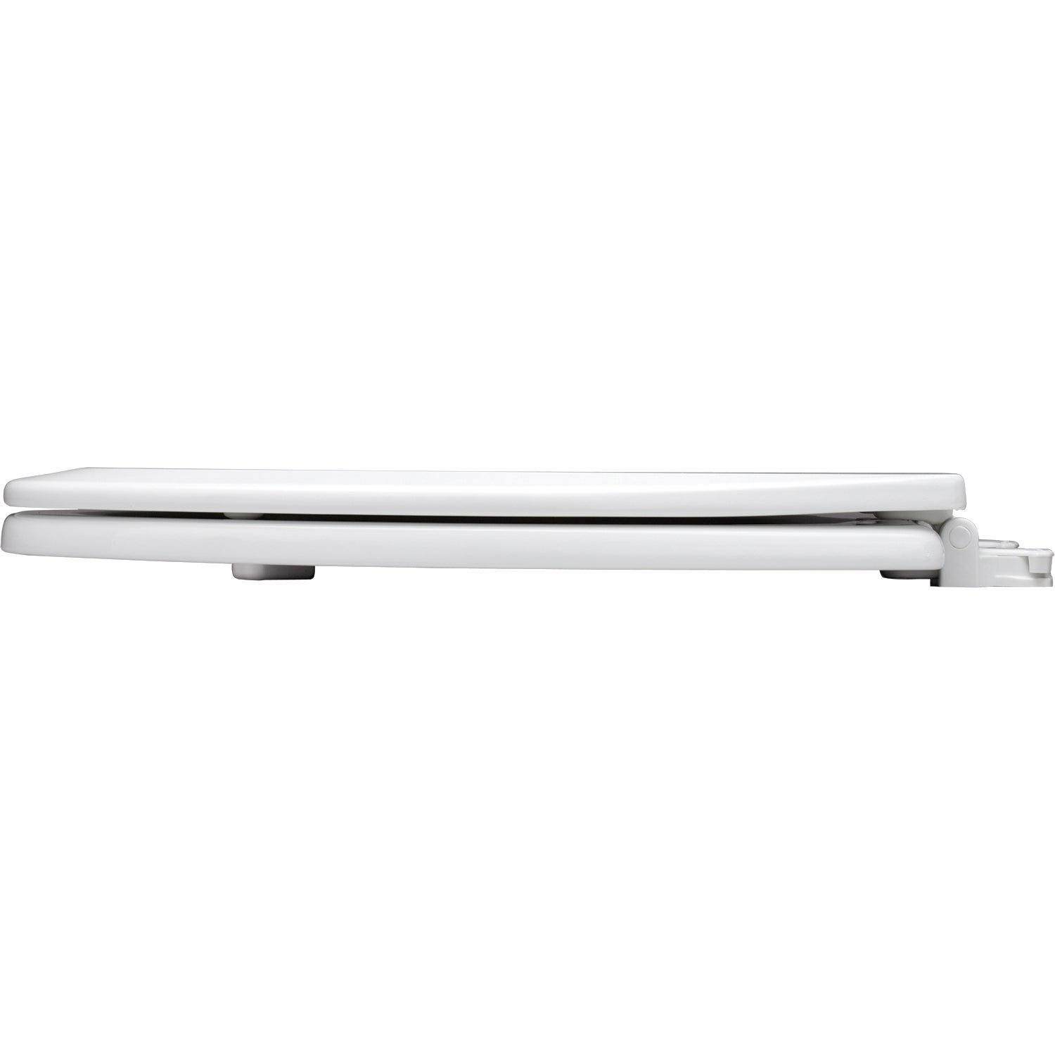 Bemis 500EC Round White Wood Toilet Seat