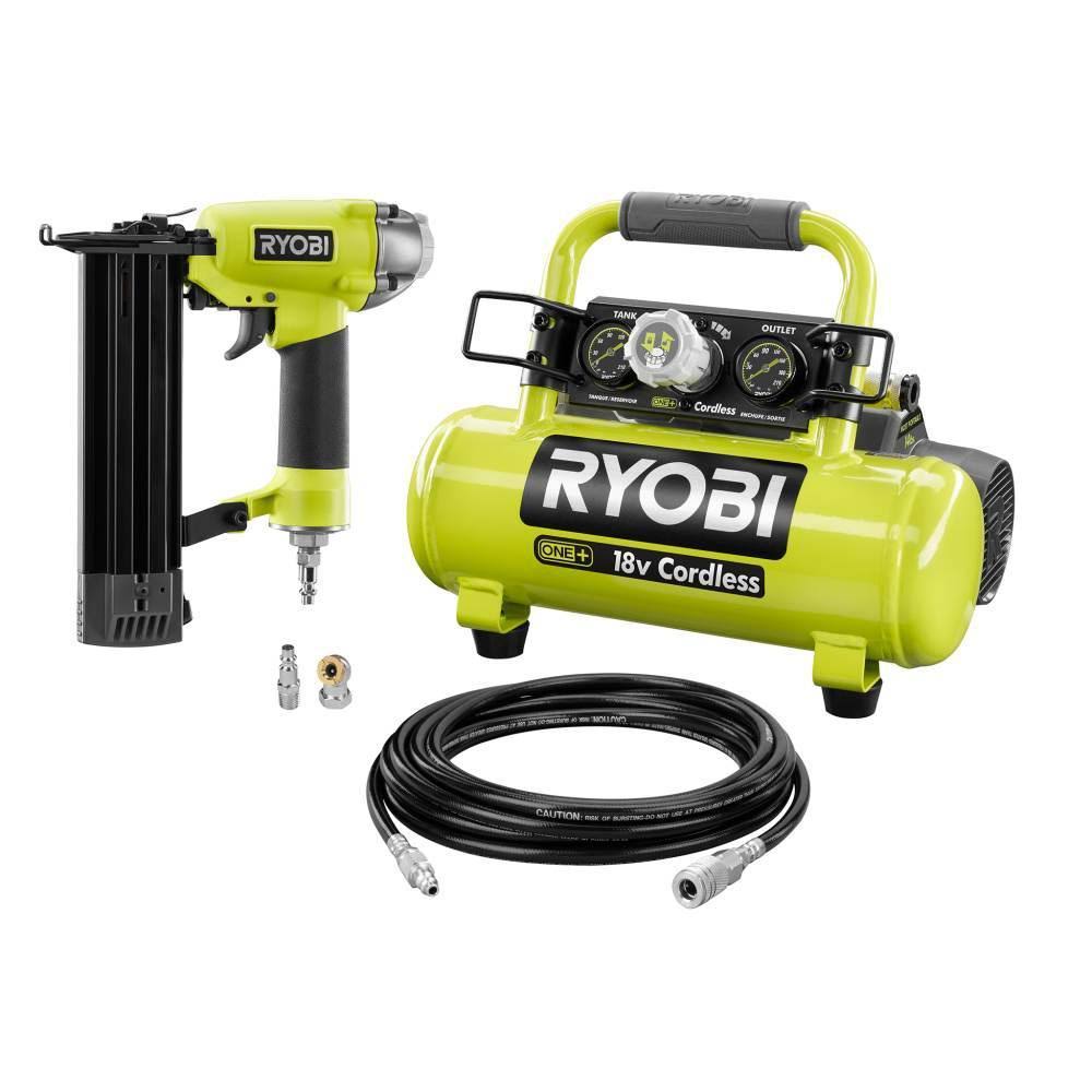 Like New- Ryobi P739BK 18-Volt One+ Cordless 1 gal. Portable Air Compressor