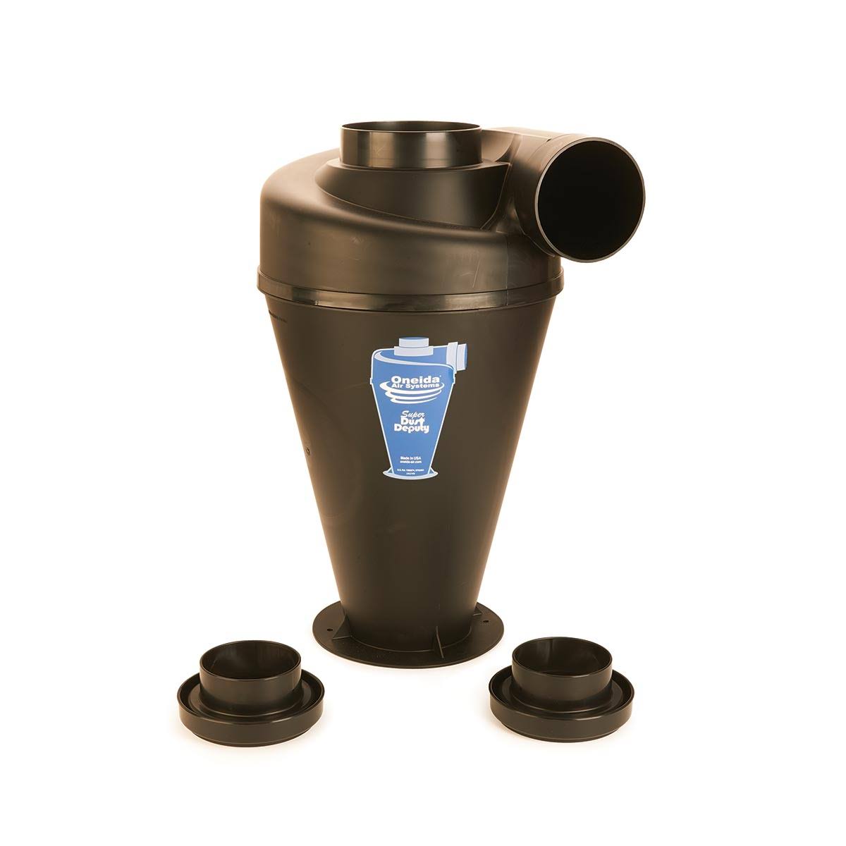 Oneida Air Systems Super Dust Deputy 4/5 DIY Cyclone Attachment, Black