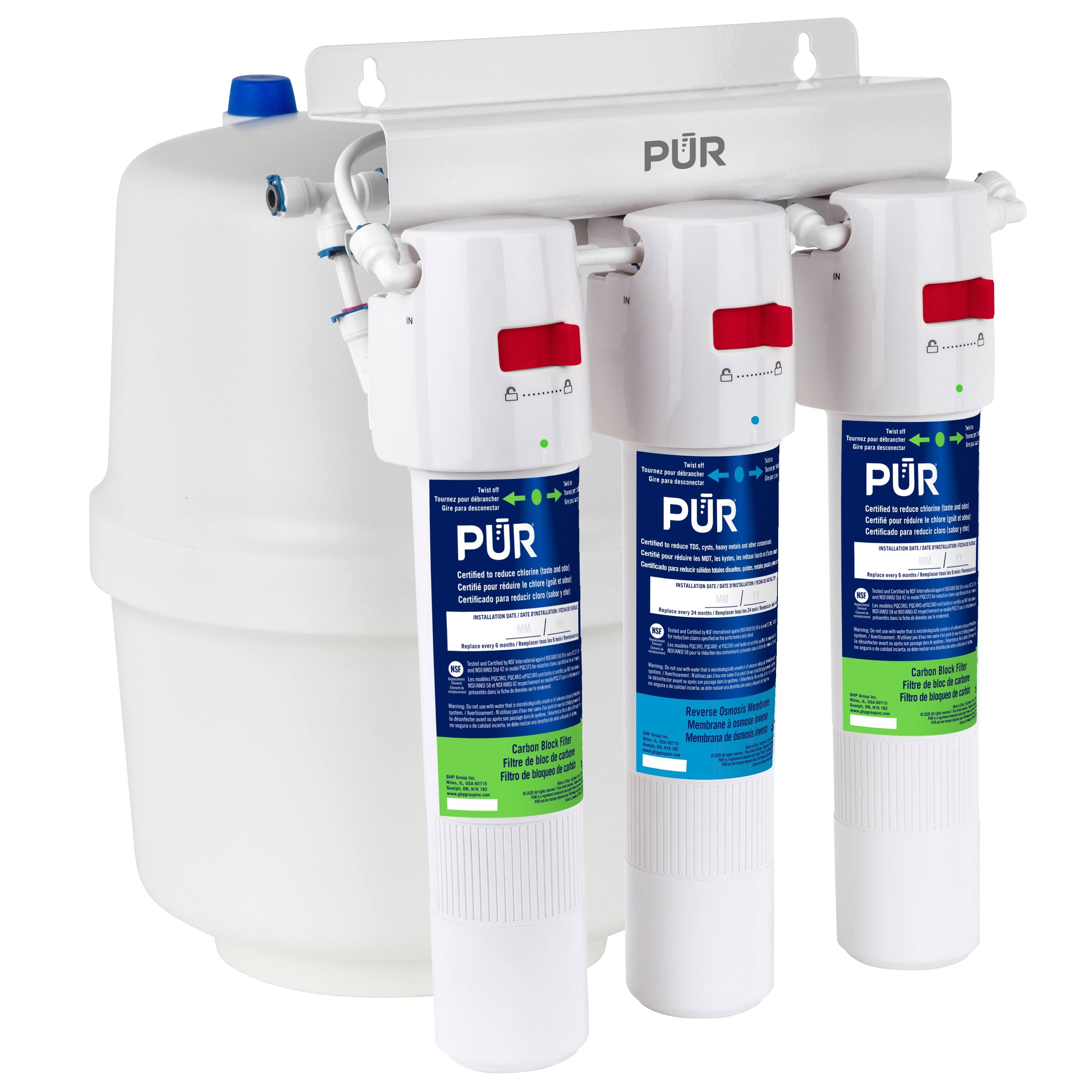 Pur 3-Stage Under Sink Quick-Connect Reverse Osmosis Water Filtration System