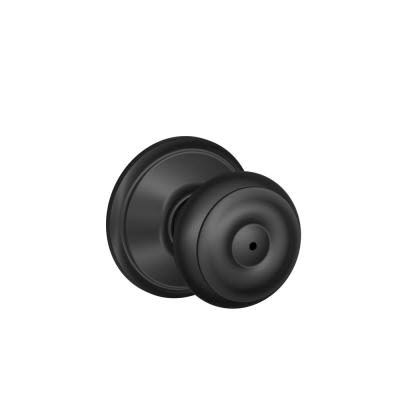 Schlage Georgian Knob Privacy- Matte Black