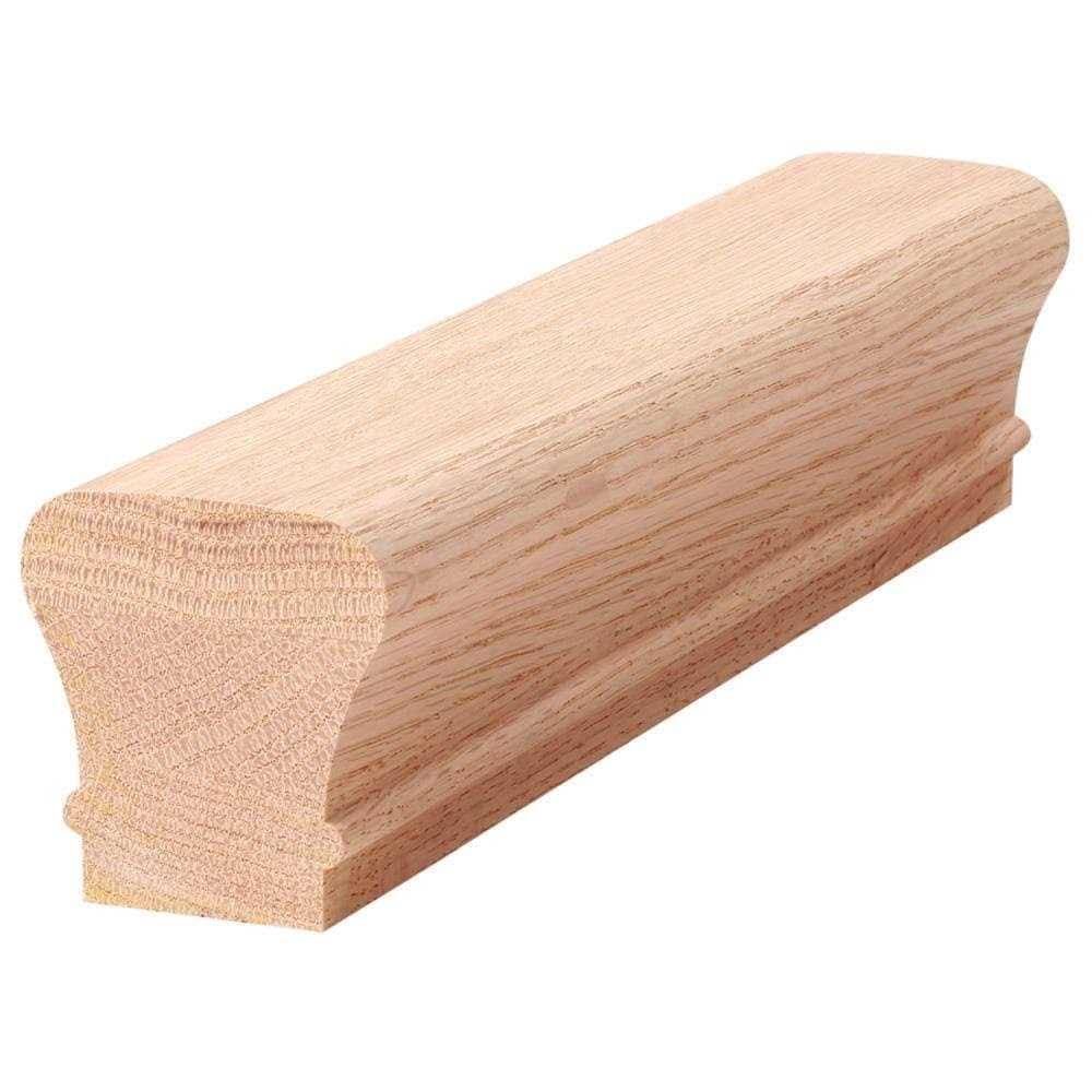 Lowe&s 2.25-in x 12-ft Unfinished Unfinished Oak Handrail in Brown | 601012ETOAK