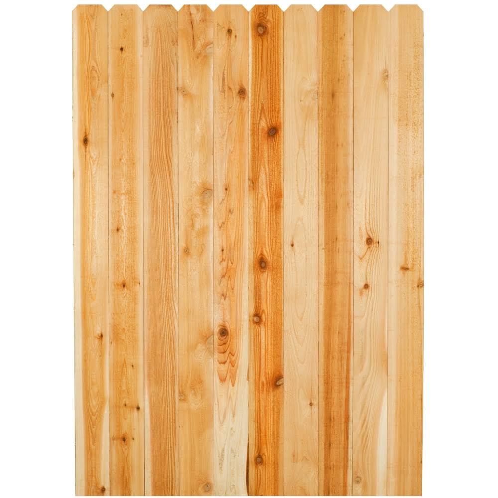 Lowe's 5/8-in x 3-1/2-in x 6-ft Western Red Cedar Dog Ear Fence Picket | 63005