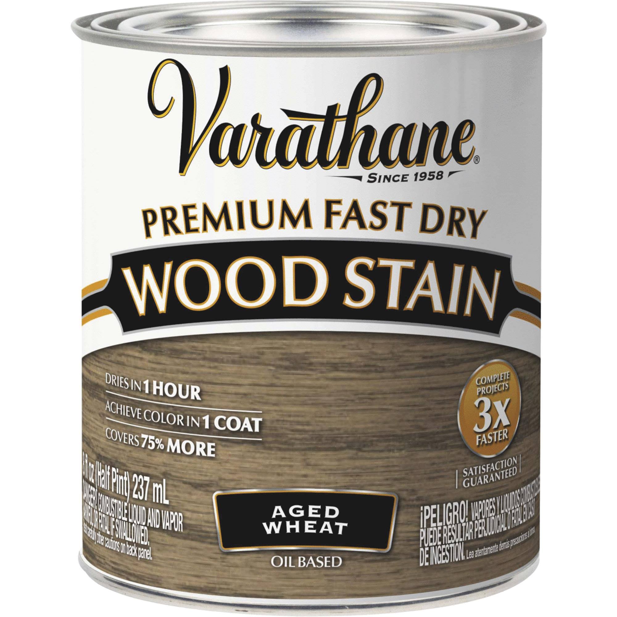 Varathane Premium Fast Dry Wood Stain- Aged Wheat- 8 fl oz