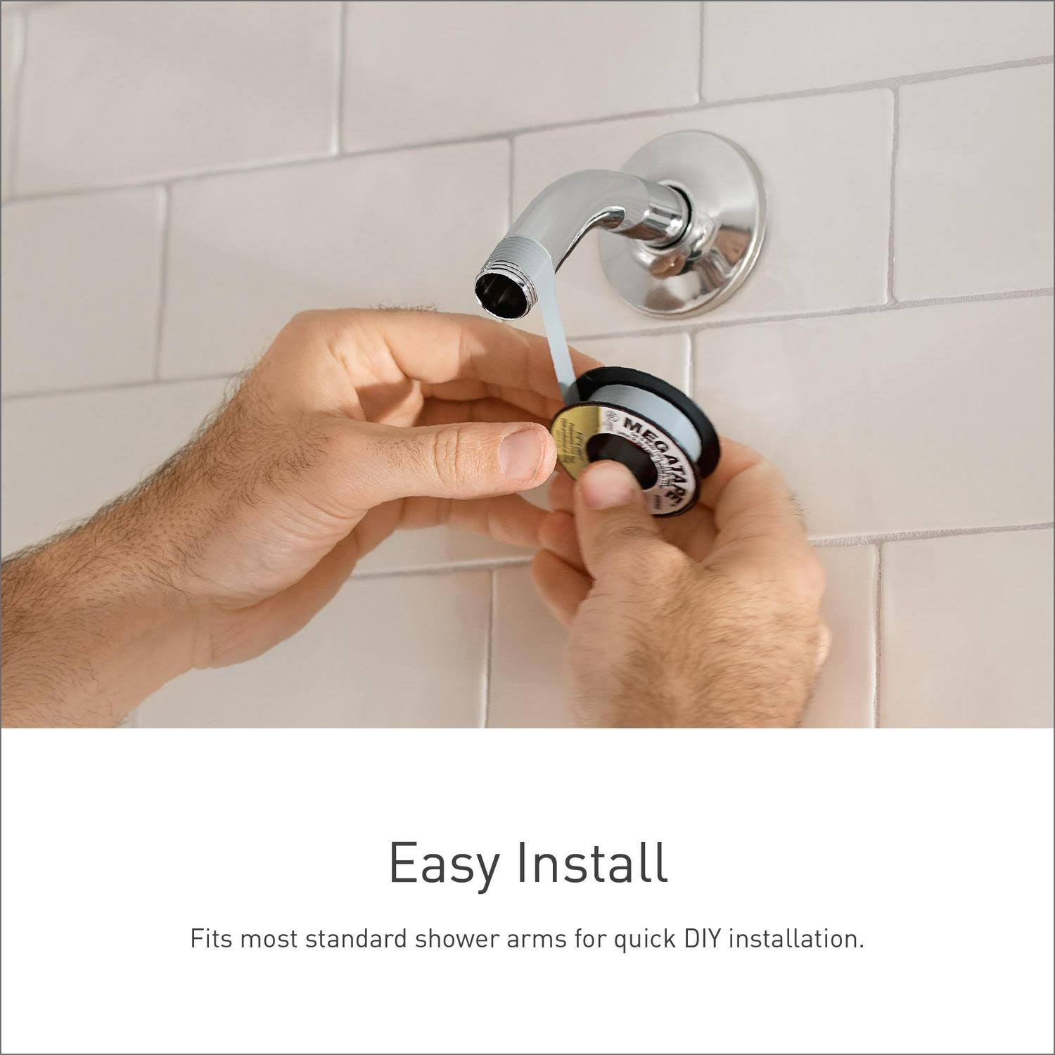 Moen Magnetix Engage Matte Black Dual/Combo Shower Head 2.5-GPM (9.5-LPM) 26013BL