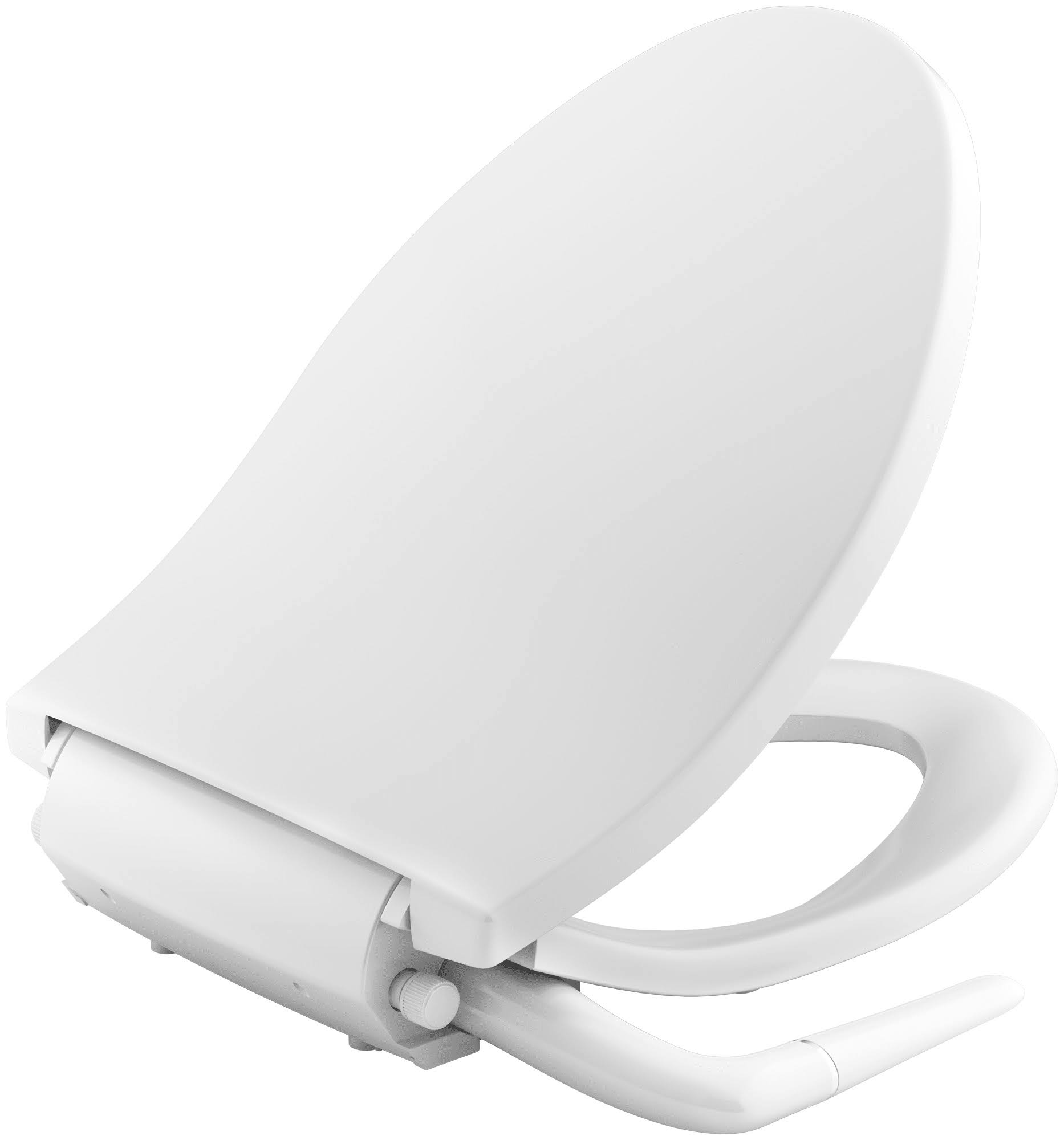 Kohler K-5724-0 Puretide Elongated Manual Bidet Toilet Seat, White