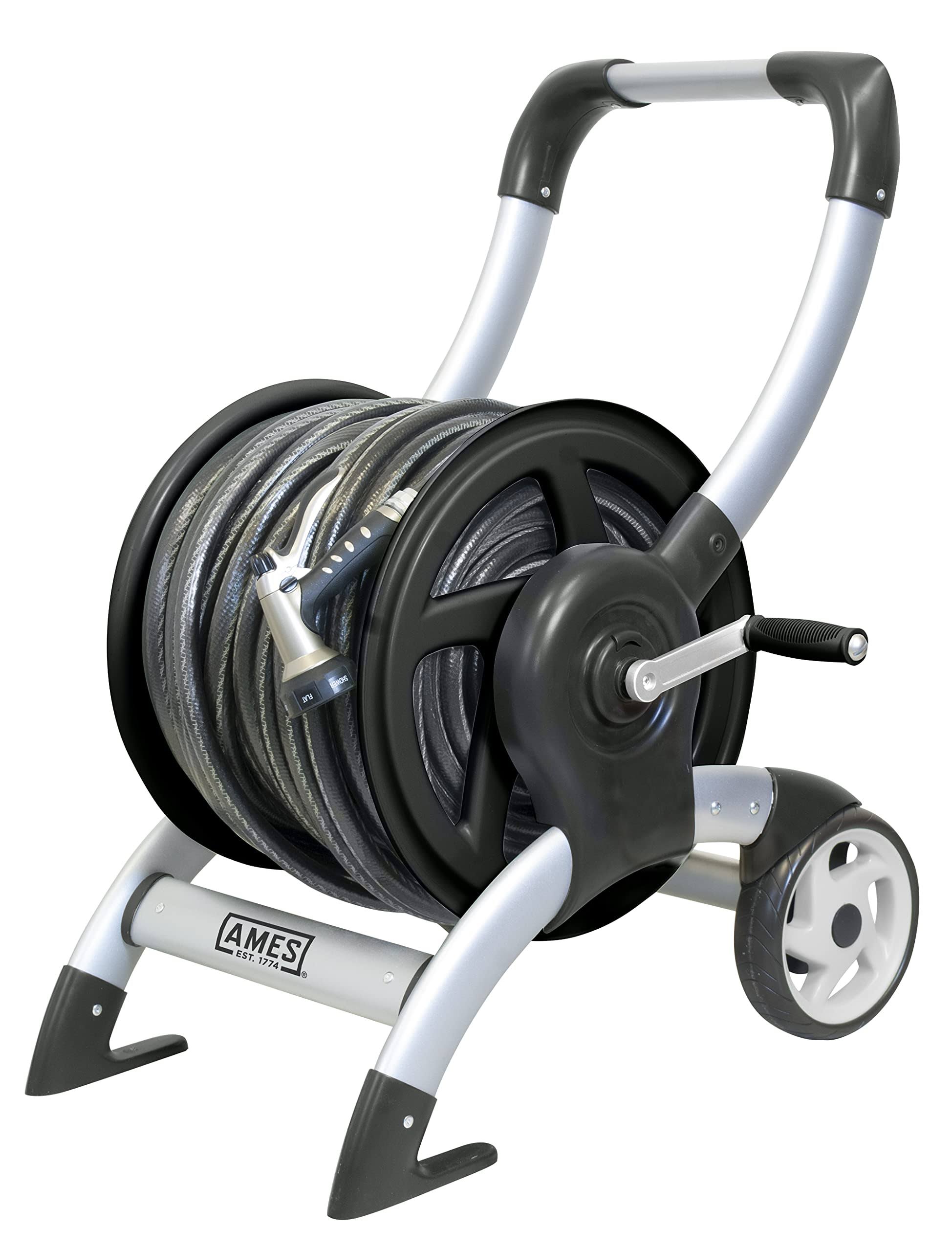 Ames Never Leak Cross-Over Garden Hose Cart