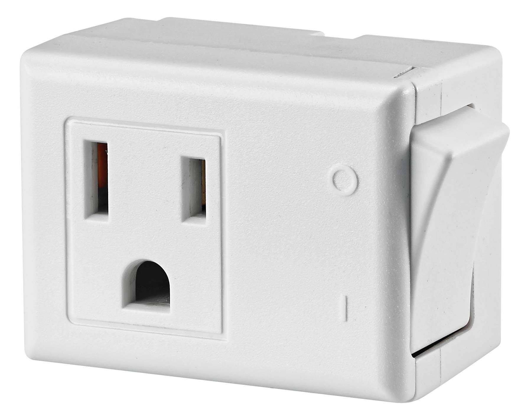 Leviton Grounded Switch Tap- White