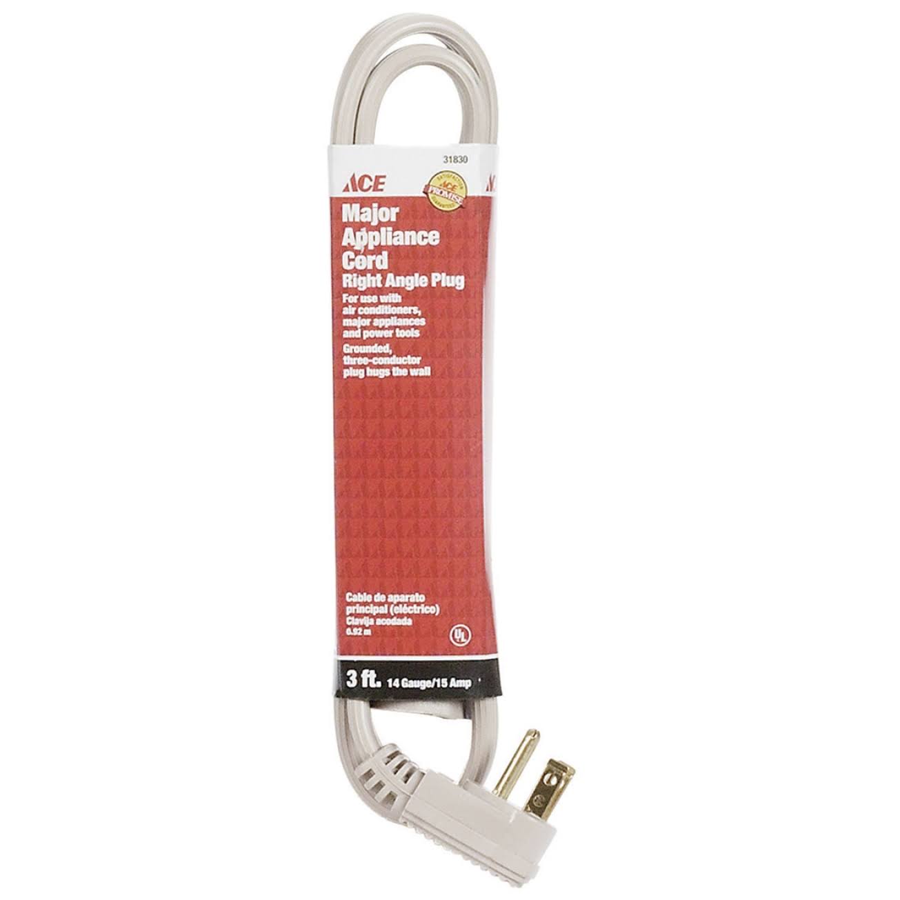 Major Appliance Cord 3' 14/3 SPT-3