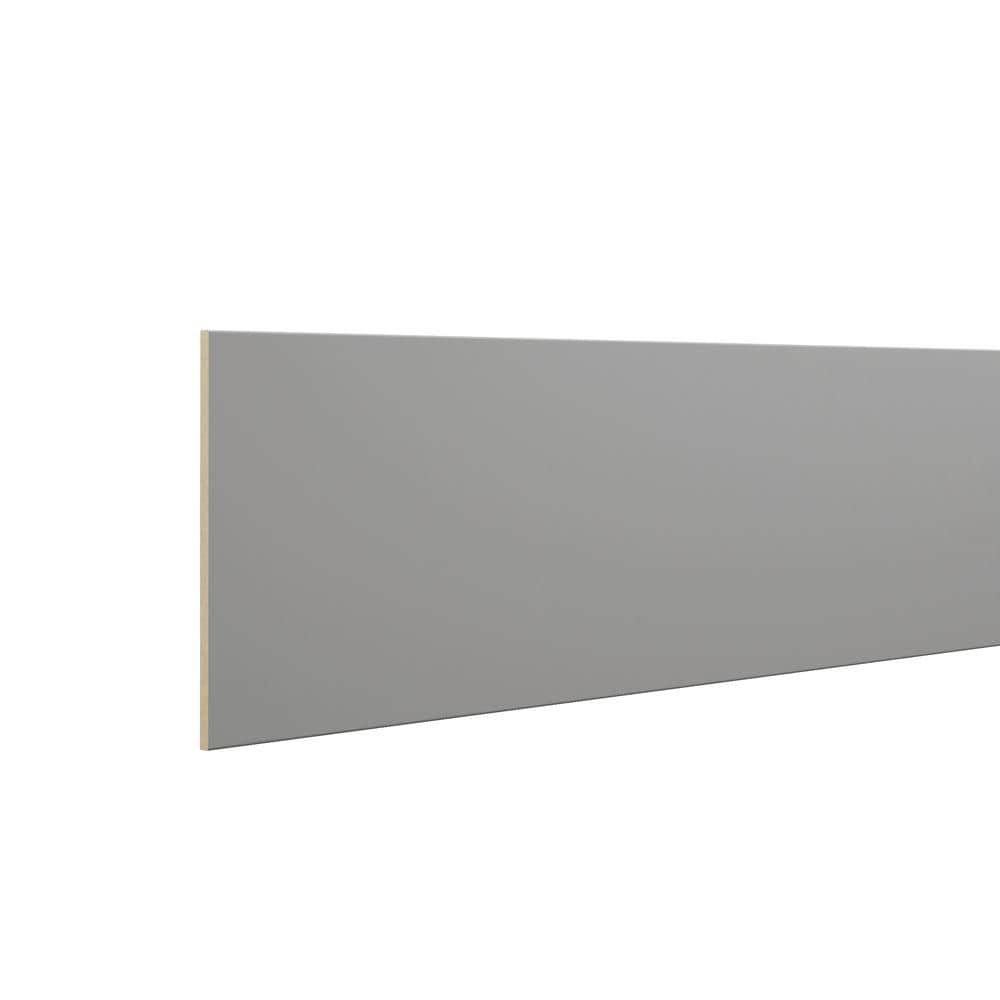 Hampton Bay Designer Series 96x4.25x0.25 in. Toe Kick in Gray, Heron Gray