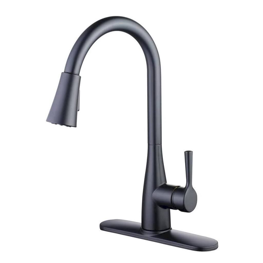 Glacier Bay Sadira Single-Handle Pull-Down Sprayer Kitchen Faucet in