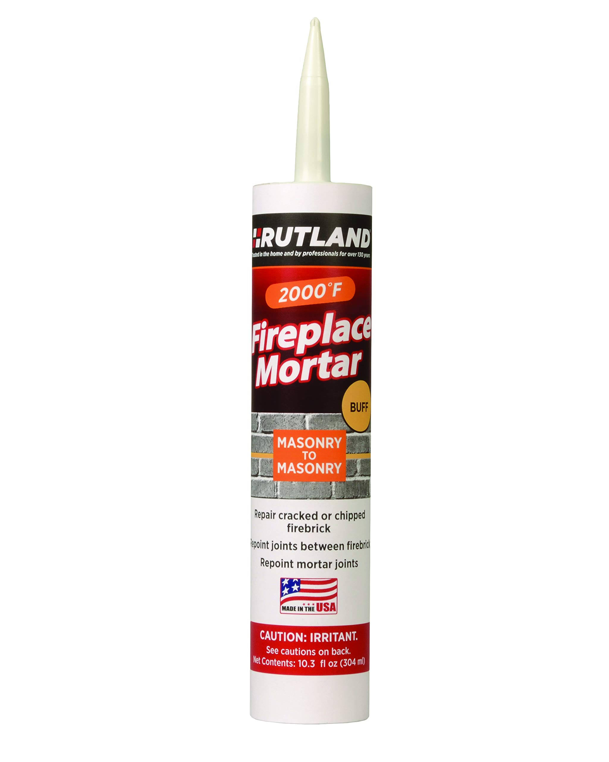 Rutland- Fireplace Mortar 10.3 oz Cartridge (Buff)