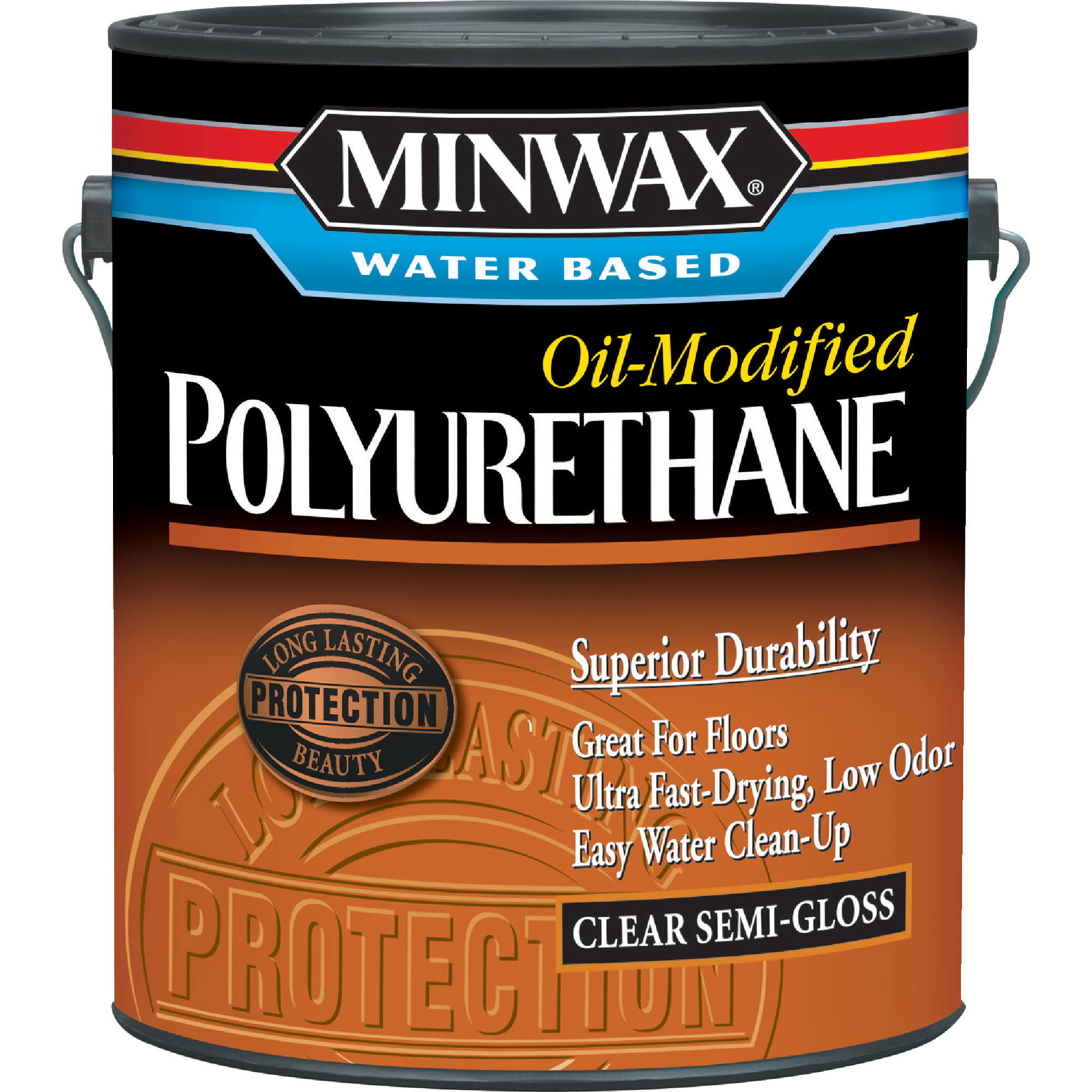 Minwax Water Based Oil-Modified Polyurethane 1 Gallon Semi-Gloss