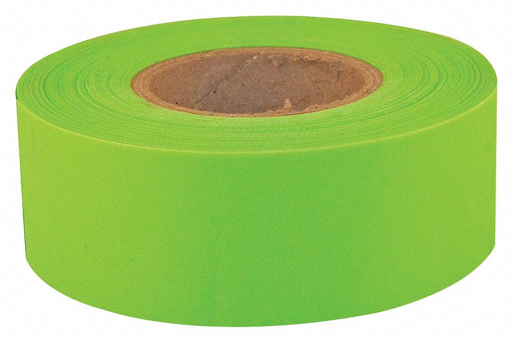 150' Glo Lime Flagging Tape, Hanson, 17001