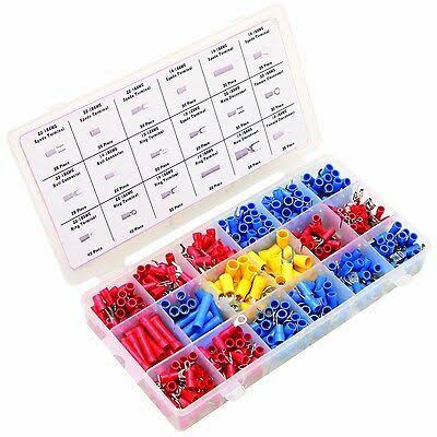 Storehouse 520 Piece Electrical Terminal Assortment with Storage Box