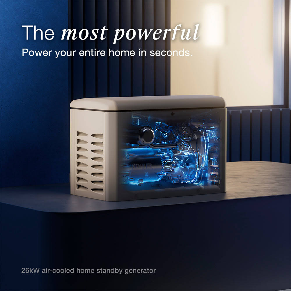 Kohler 26RCAL-200SELS 26kW Generator with Aluminum Enclosure and 200A SE Transfer Switch