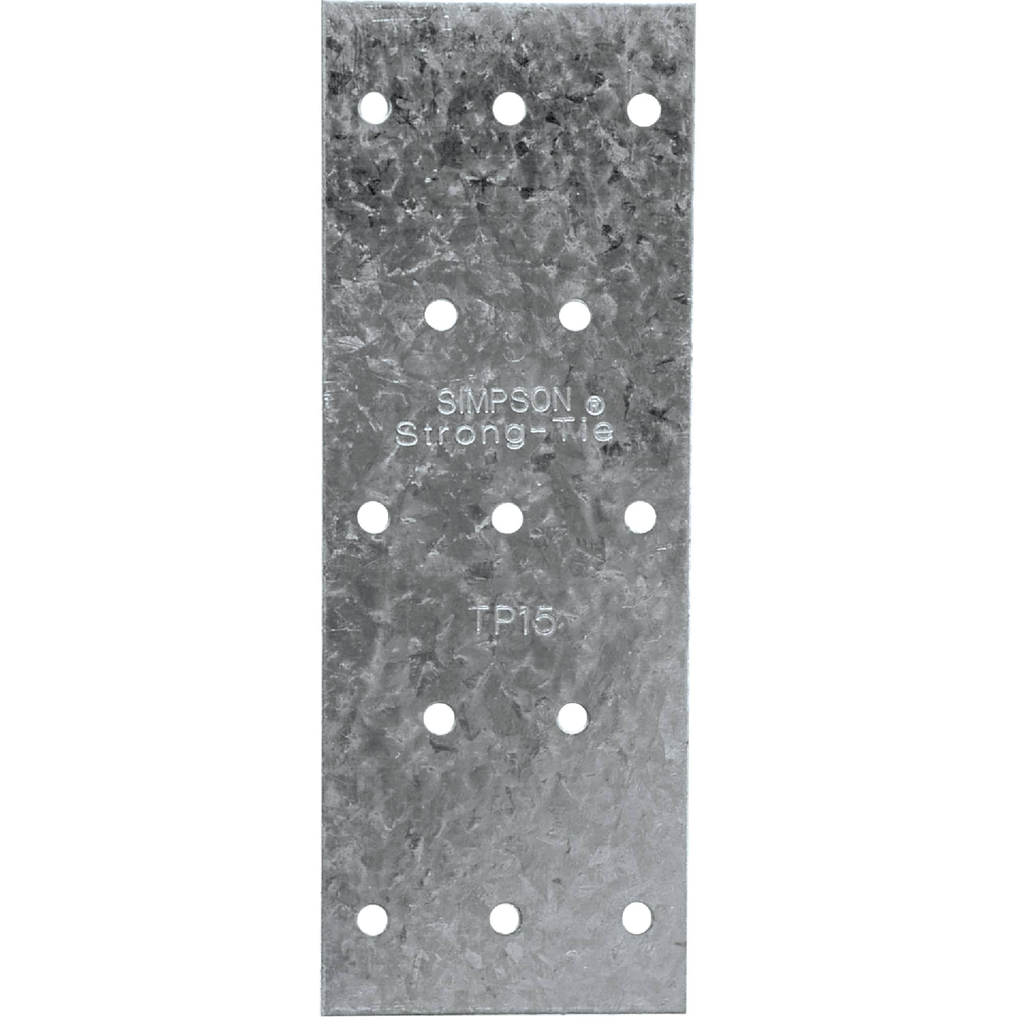 Simpson Strong-Tie TP15 Galvanized Tie Plate, 20 Gauge, 1-13/16