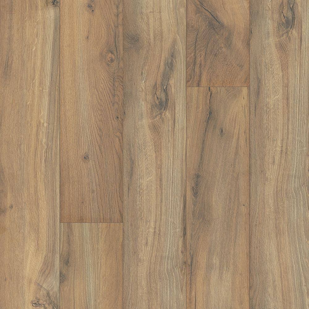 Pergo Outlast+ Linton Auburn Oak 12 mm T x 6.1 in. W Waterproof Laminate Wood Flooring (16.1 sqft/case)