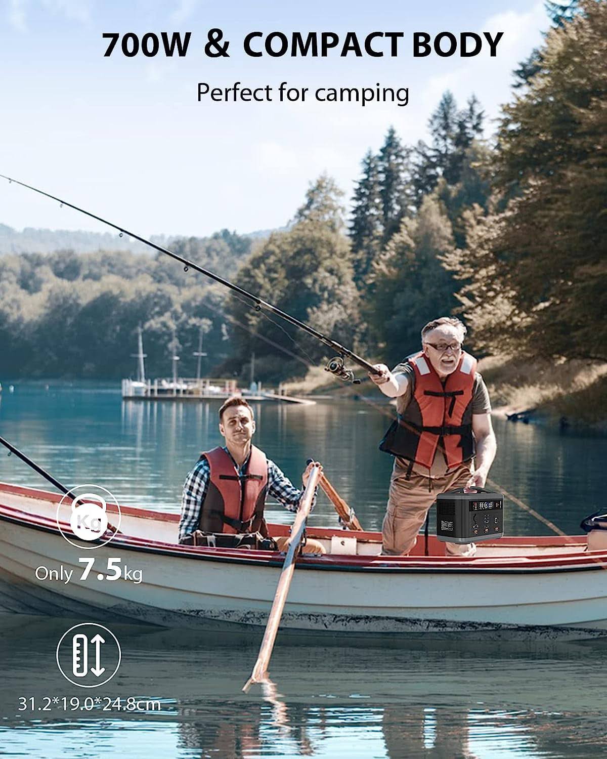 Blackview Oscal Powermax 700 AC/DC & Wireless Charging Output 700W Portable Power Station