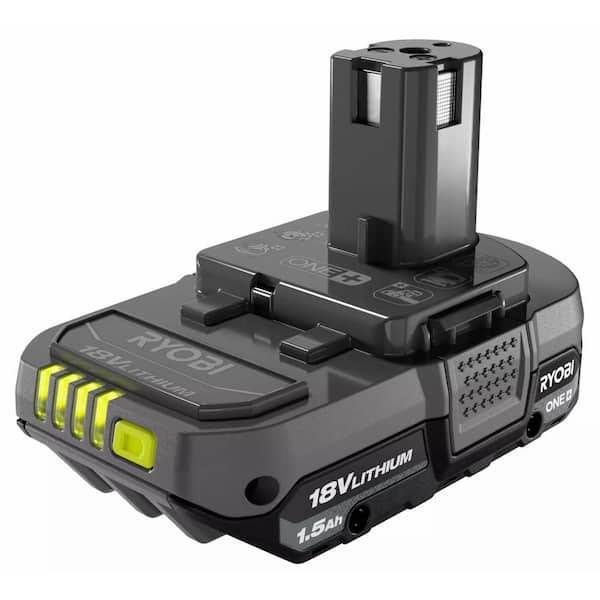 Ryobi One+ HP 18V Brushless Cordless Compact 1/2 in. Hammer Drill Kit with (1) 1.5 Ah Battery, Charger, & 95pc Bit Set