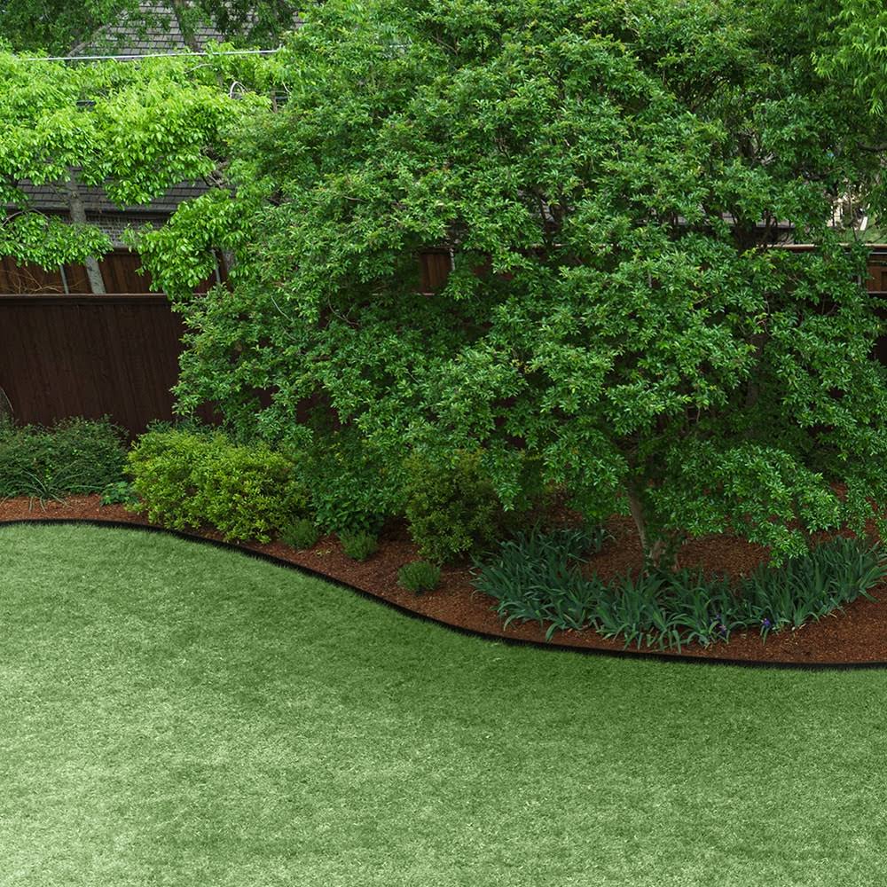 Colt-Met 8' Black Powder Coat Steel Landscape Edging Section- Each