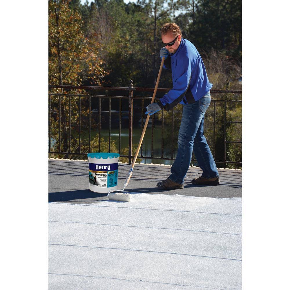 Henry HE887HS042 Tropi-Cool Roof Coating White