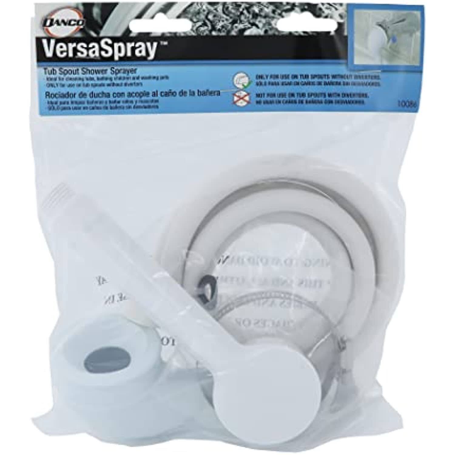 Danco Versa Spray Shower Head 10086- White
