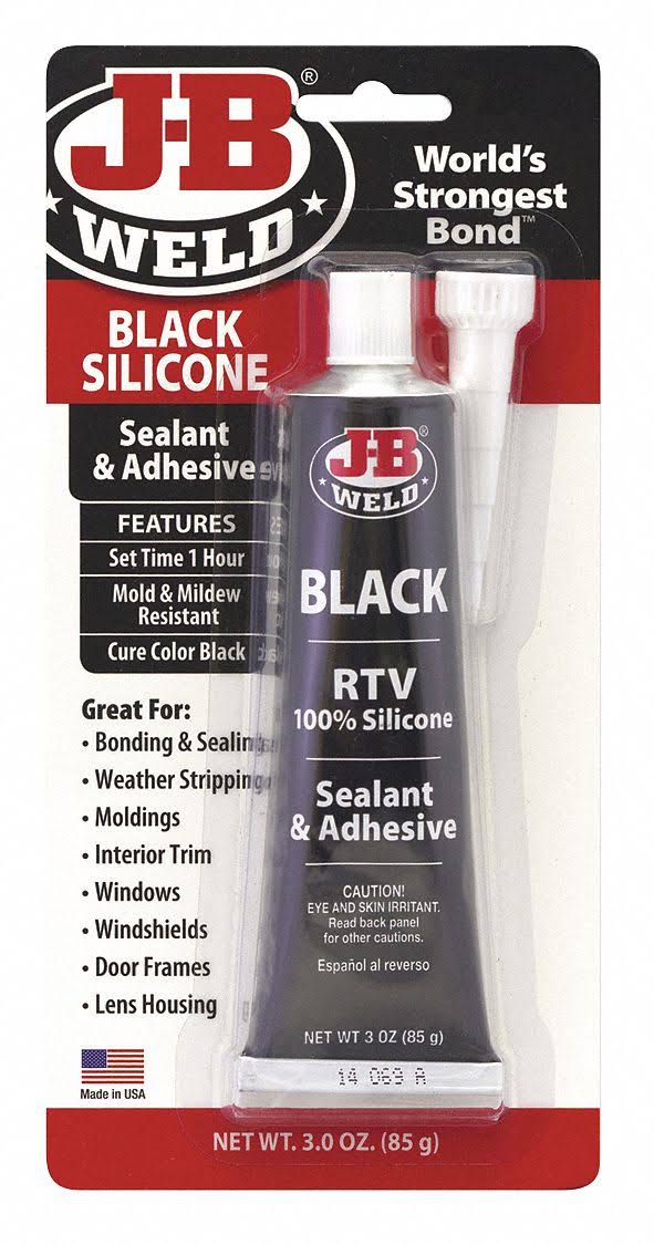 J-B Weld 31319 Black RTV Sealant, 3 oz