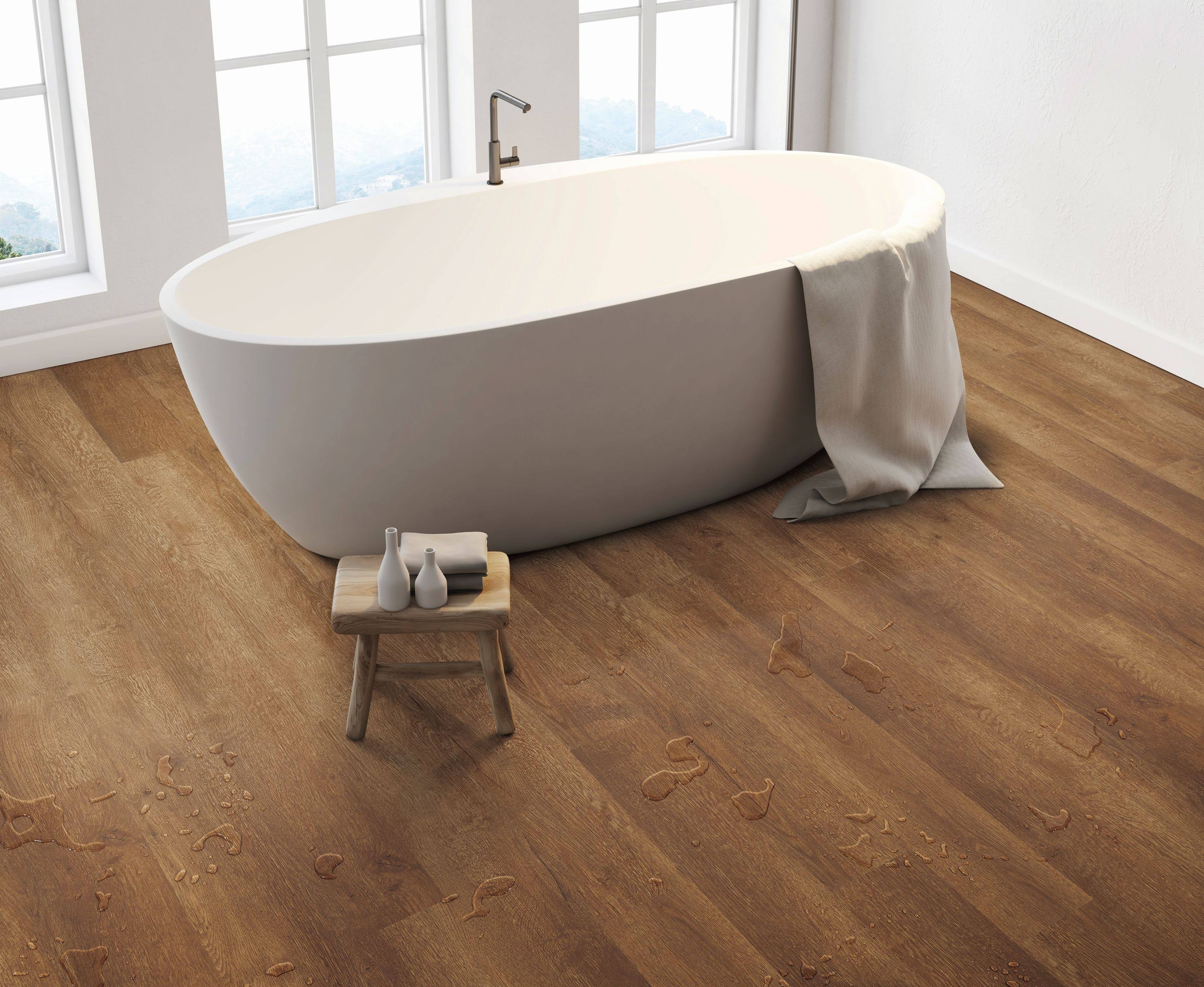 Style Selections Tawny Oak 6-mil x 6-in W x 36-in L Waterproof Interlocking Luxury Vinyl Plank Flooring (22.17-sq ft/ Carton) in Brown | 813SLK02C