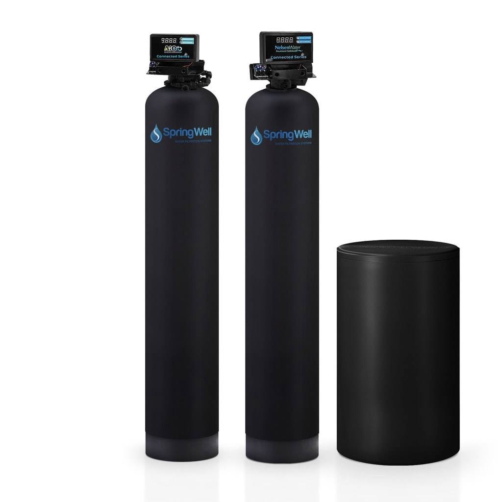 Well Water Filter and Salt Based Water Softener (4-6 Bathrooms)