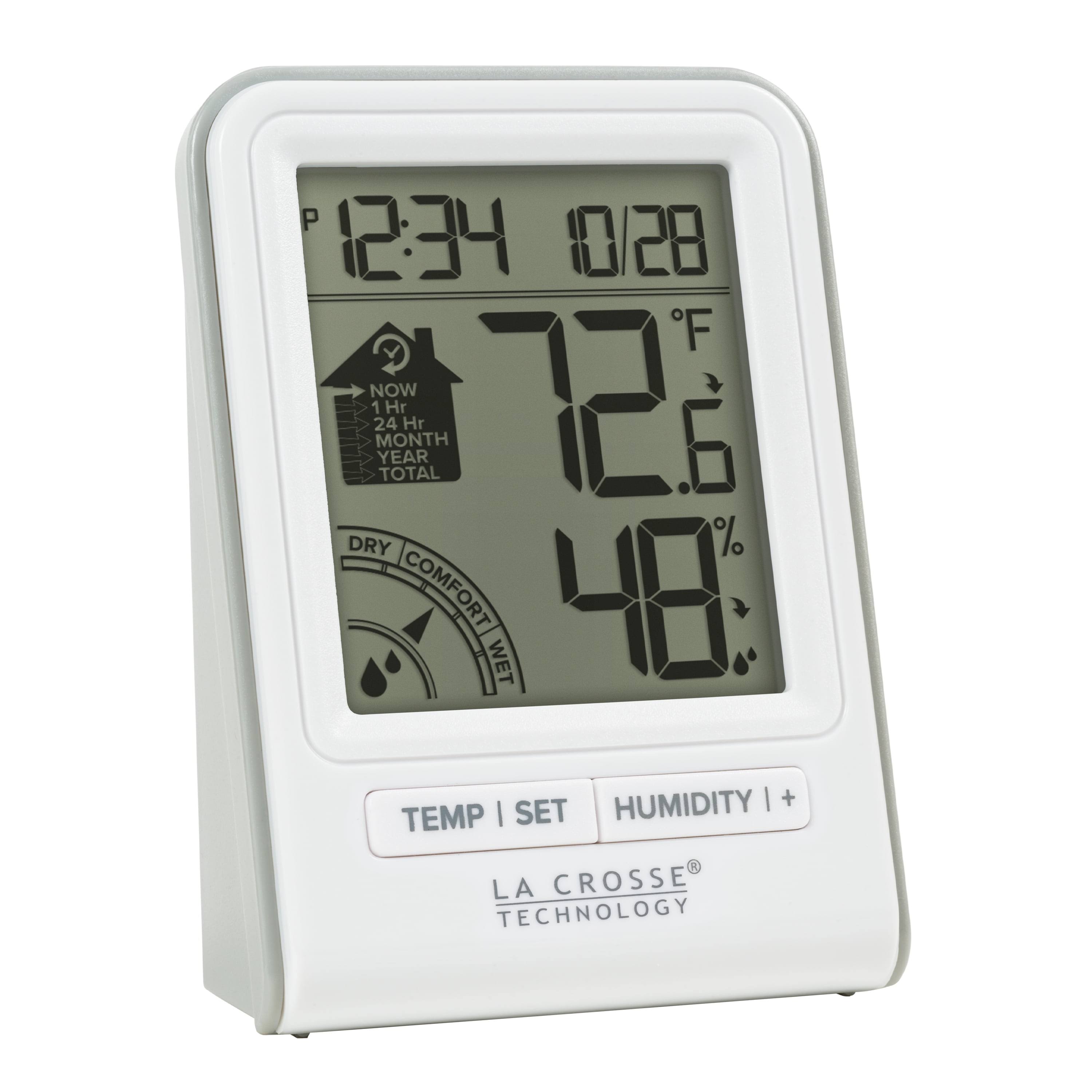 La Crosse Technology Data Logger Indoor Comfort Meter- White