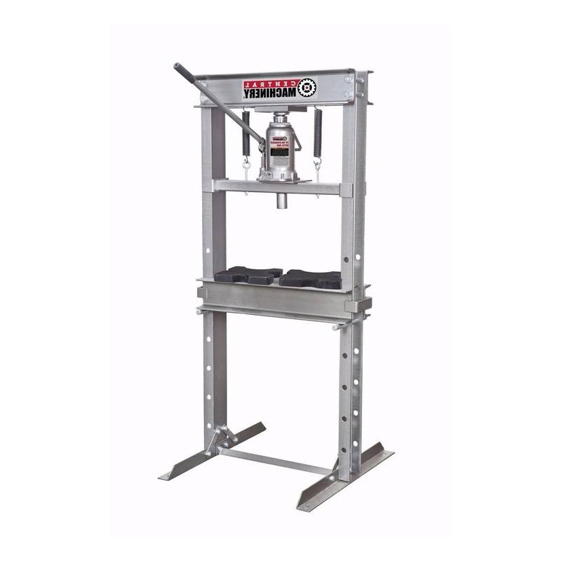 Central Machinery 32879 20 Ton H-Frame Industrial Heavy Duty Floor Shop Press