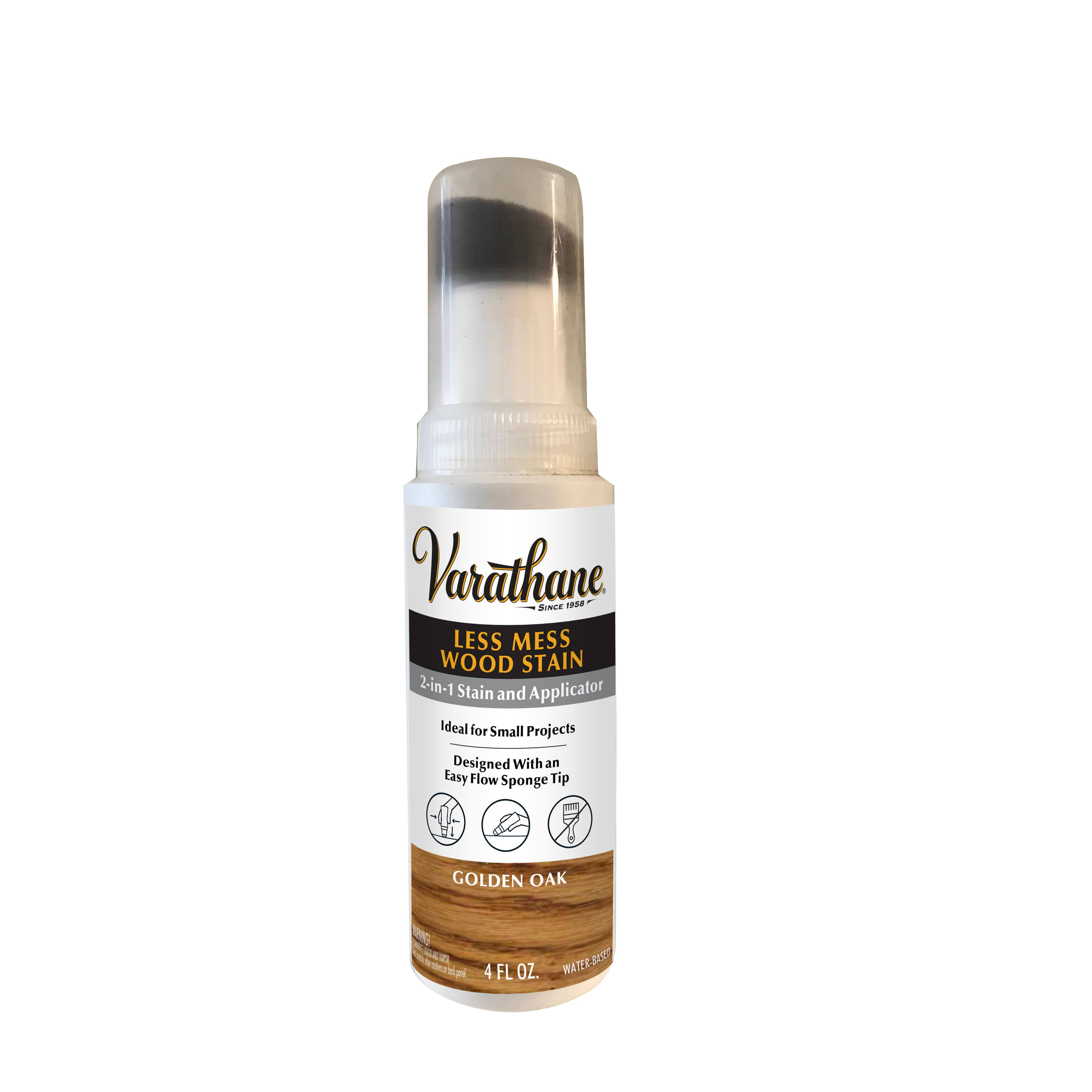 Varathane Less Mess Wood Stain & Applicator 4 oz. Golden Oak